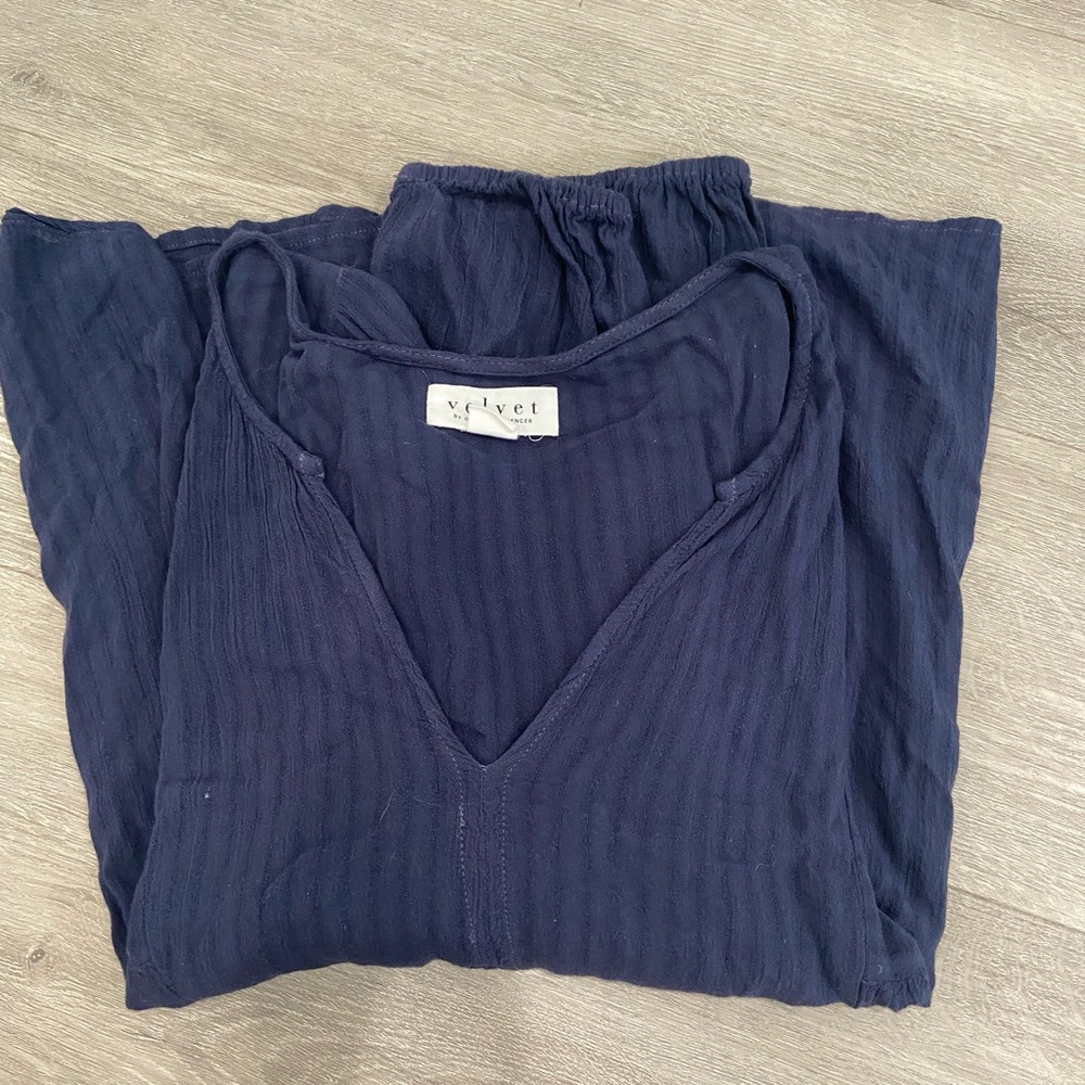 Navy Blouse - image 3
